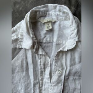 Classic White Linen Shirt